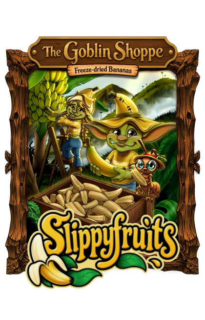 Slippyfruits — Freeze-dried bananas